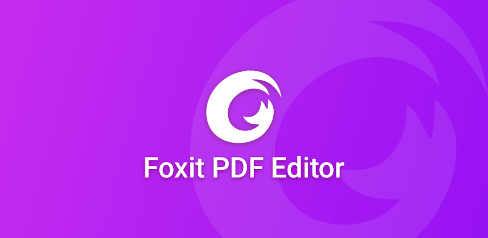 Foxit PDF Editor app screenshot 1