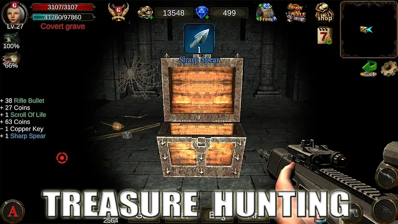 Dungeon Shooter: Dark Temple gameplay screenshot 5