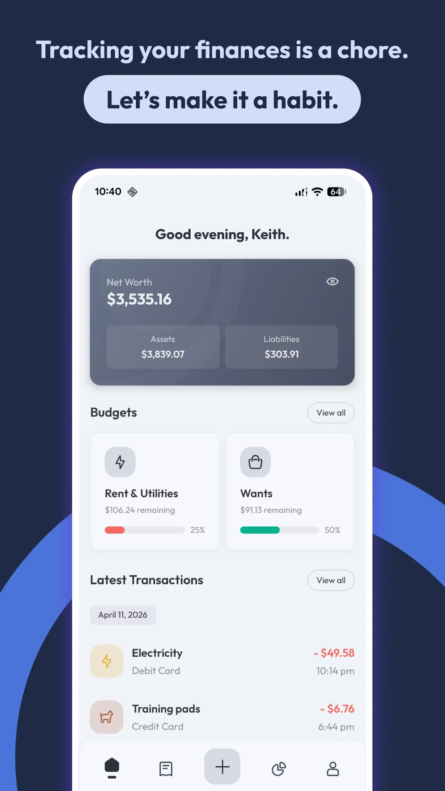 eXpend: Make Budgeting a Habit screenshot 5