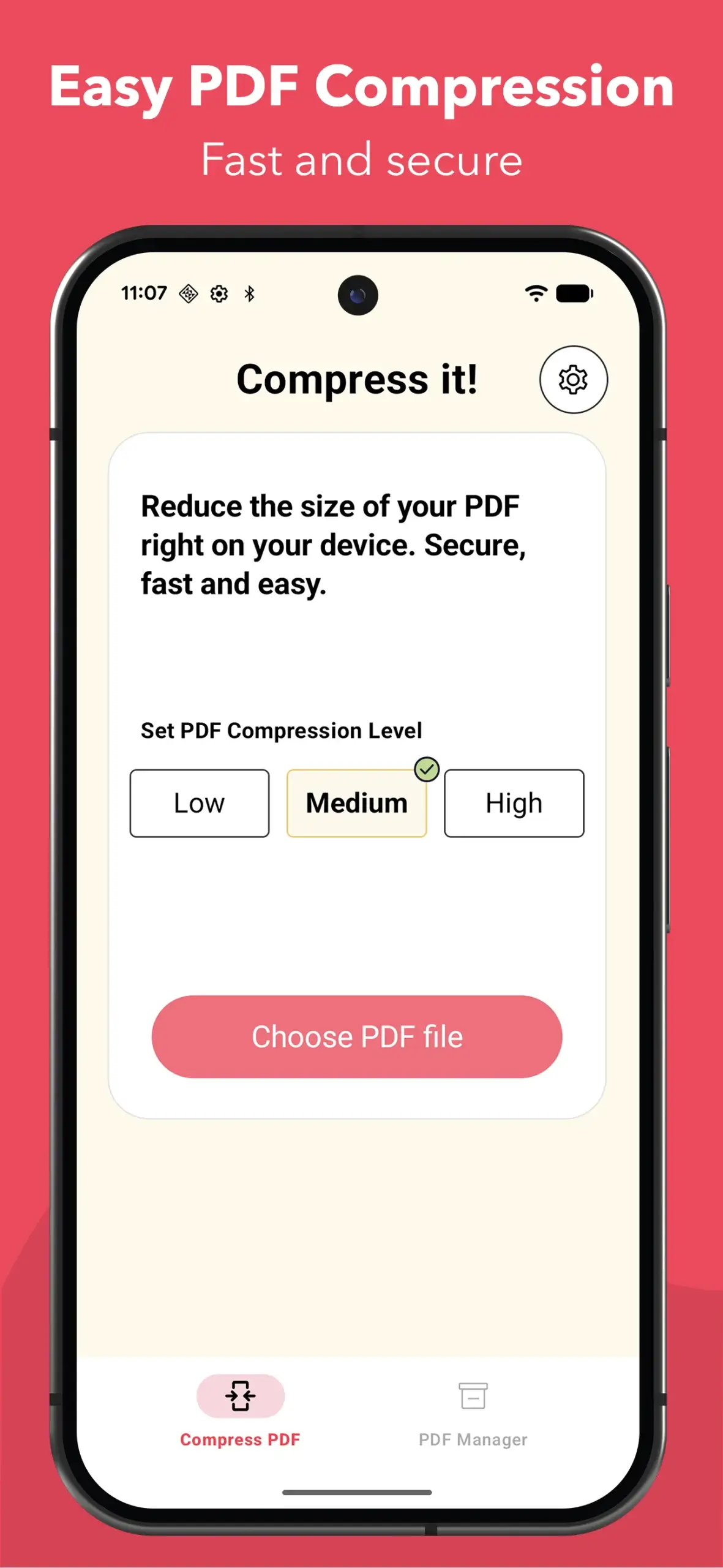 Compress It! PDF Compressor interface preview 3
