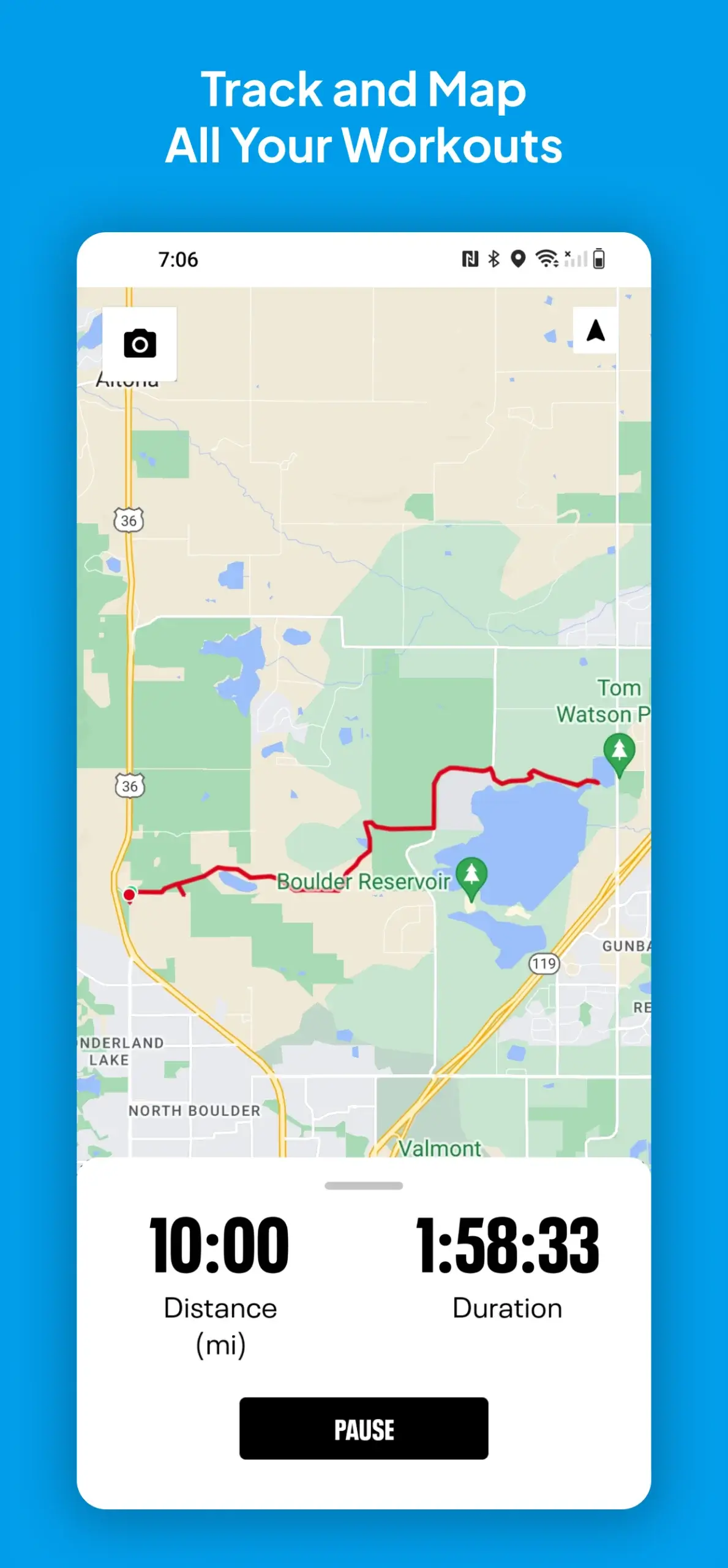 Tangkapan layar Map My Run GPS Running Tracker 1
