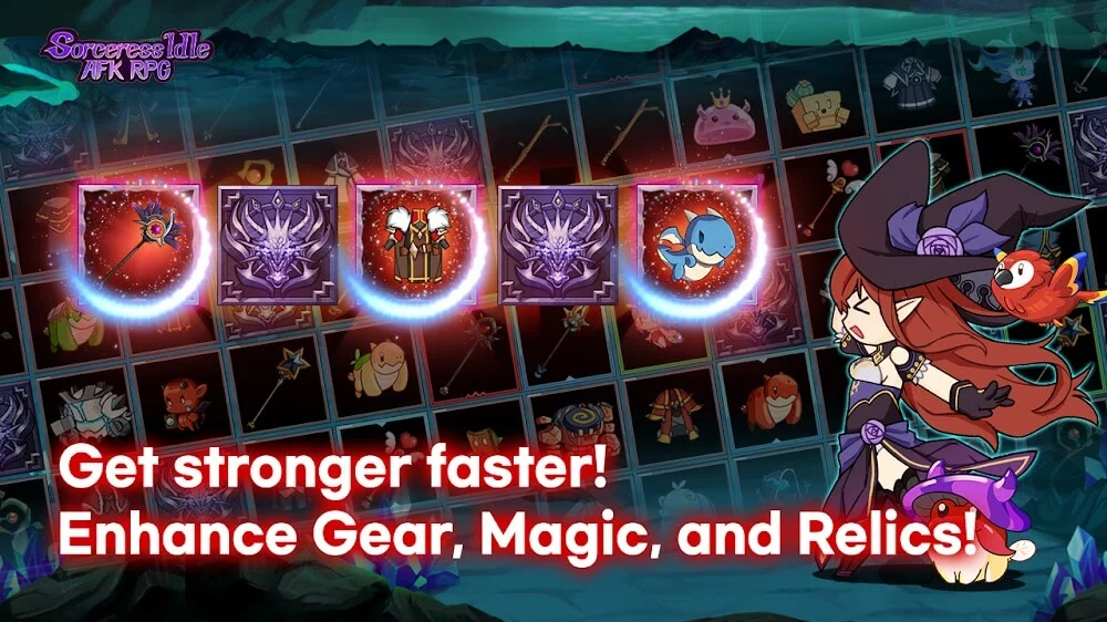 Sorceress Idle: AFK RPG screenshot preview 2