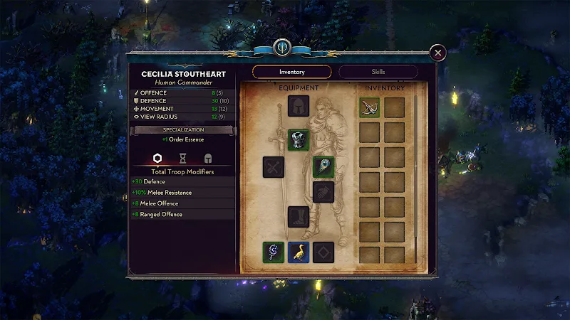 Captura de pantalla del juego de Songs of Conquest Mobile 4