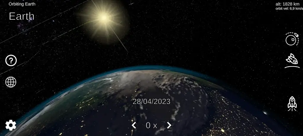 Captura de pantalla 1 de Solar System Simulator