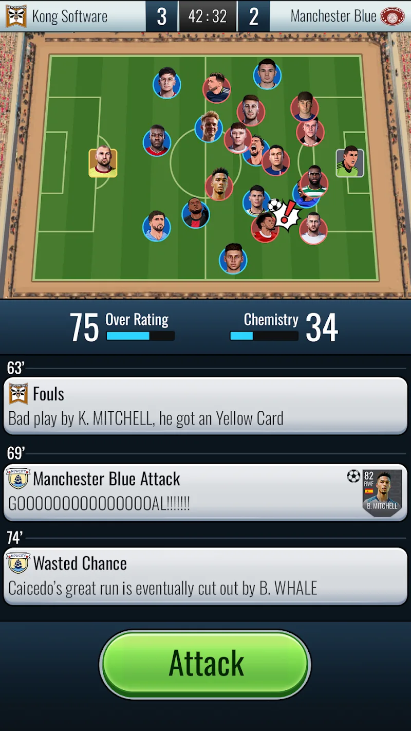 Captura de pantalla de Soccer Collector: Build Team 2