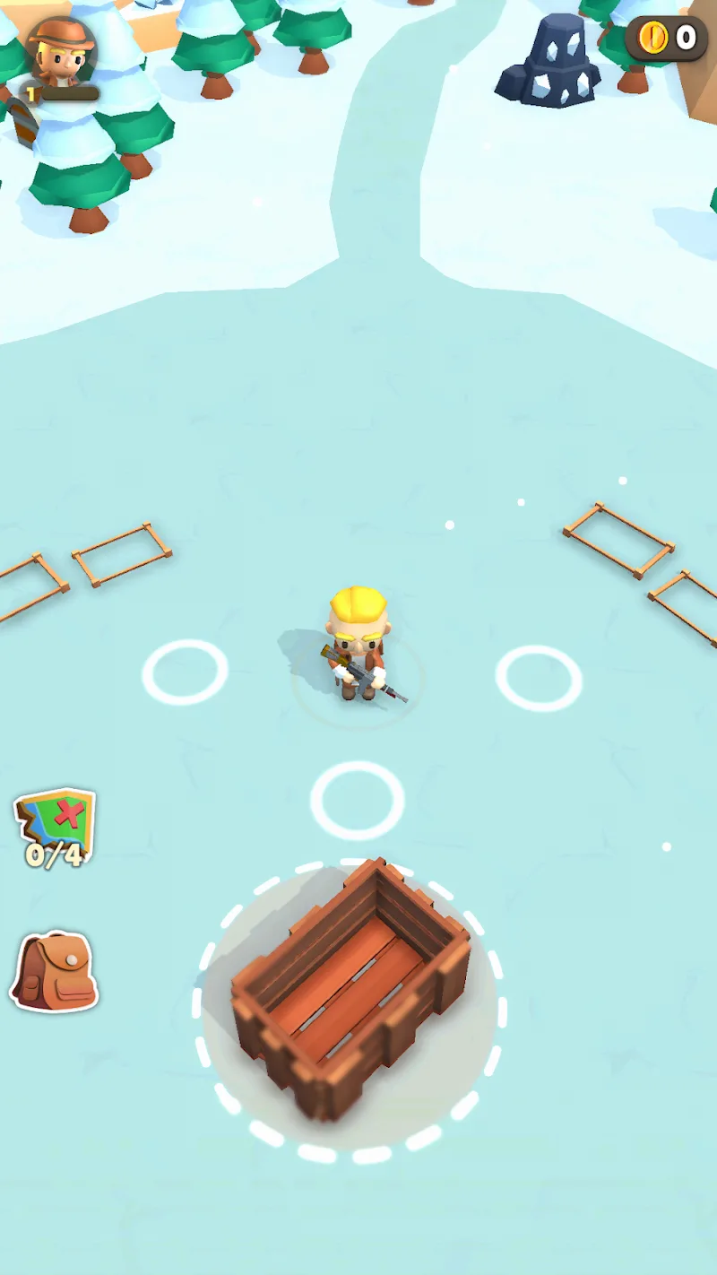 Tangkapan layar gameplay Snow Survivor 2