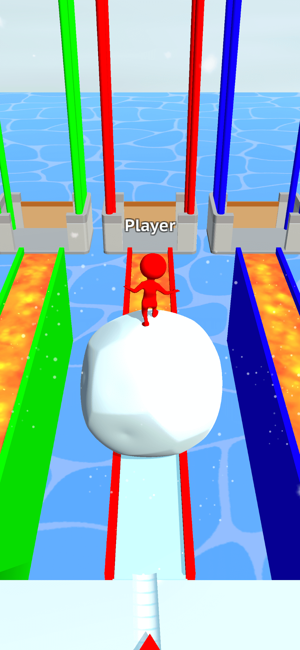 Screenshot gameplay Snow Race!! 4