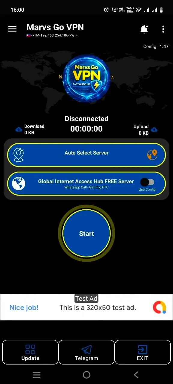 Screenshot 1 Marvs Go VPN - Fast & Secure