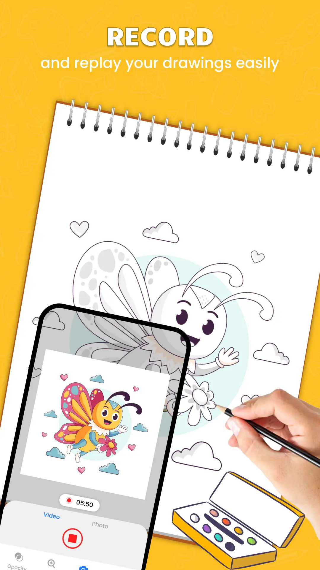 AR Draw Sketch: 3D Drawing AR captura 3