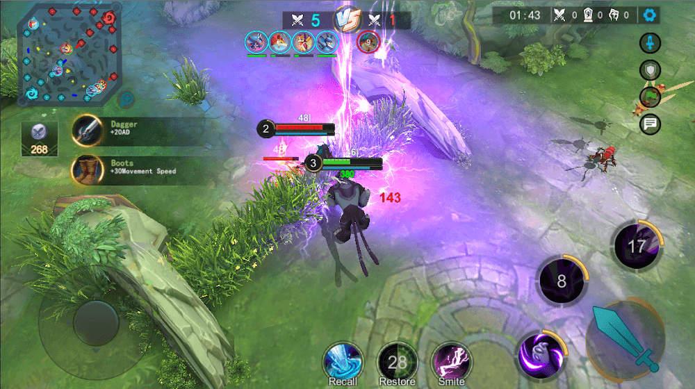 Captura de pantalla de gameplay de Sprite Legends 5