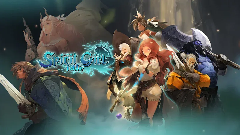 Captura de pantalla del juego de Spirit Girl Idle 2