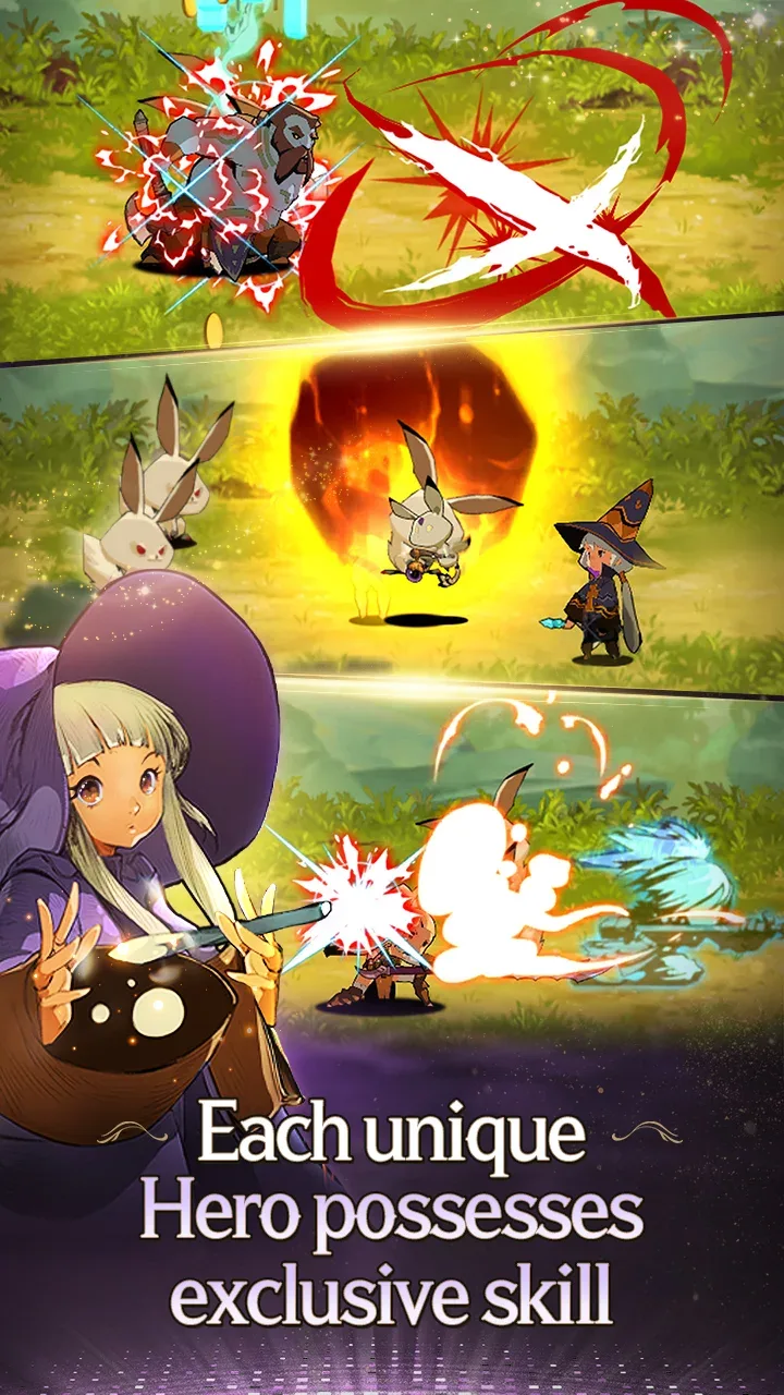Captura de pantalla del juego de Spirit Girl Idle 6