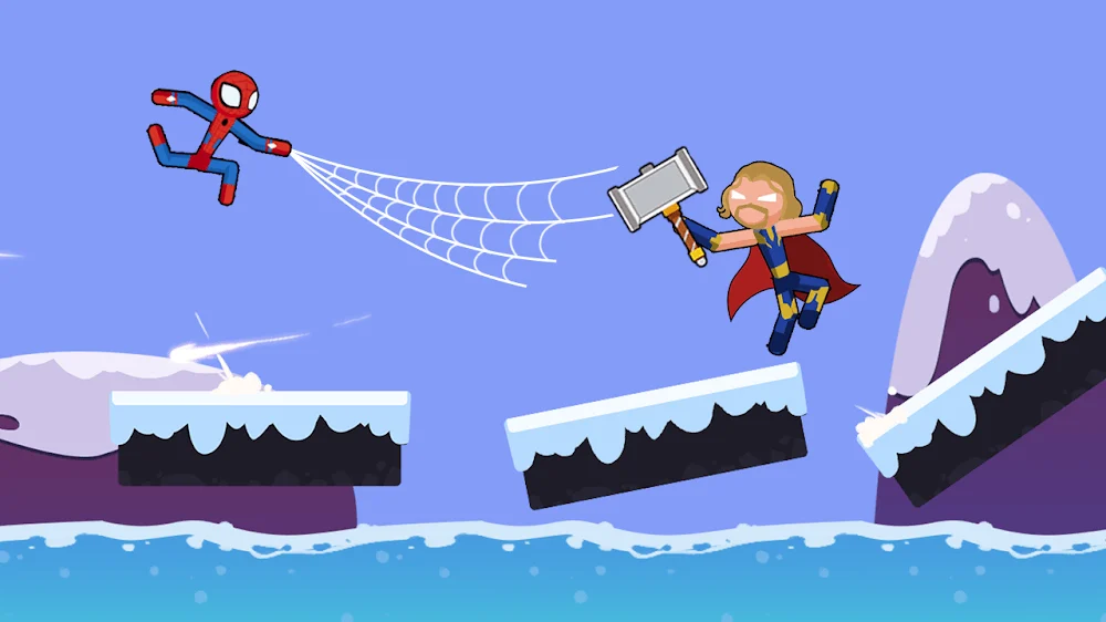 Spider Stickman Supreme gameplay preview 3