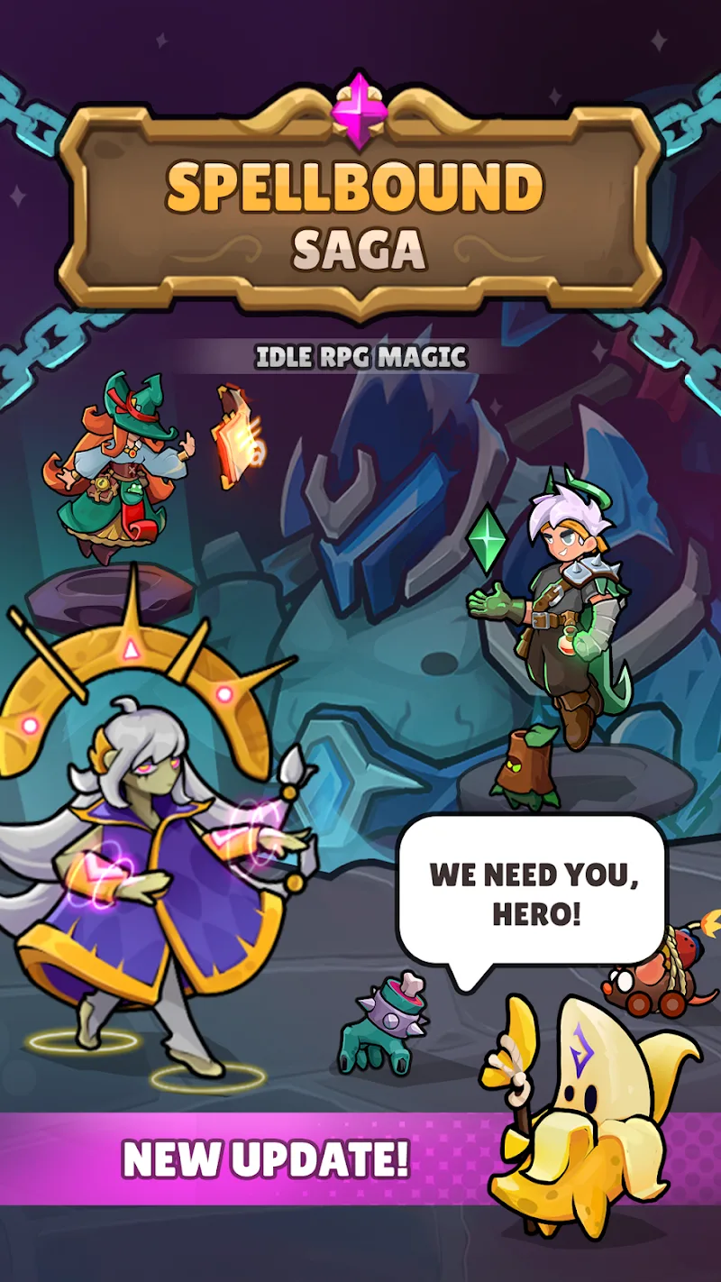 Screenshot de Spellbound Saga Idle RPG Magic 2