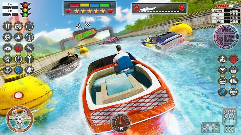 Screenshot Speed Boat Racing 2