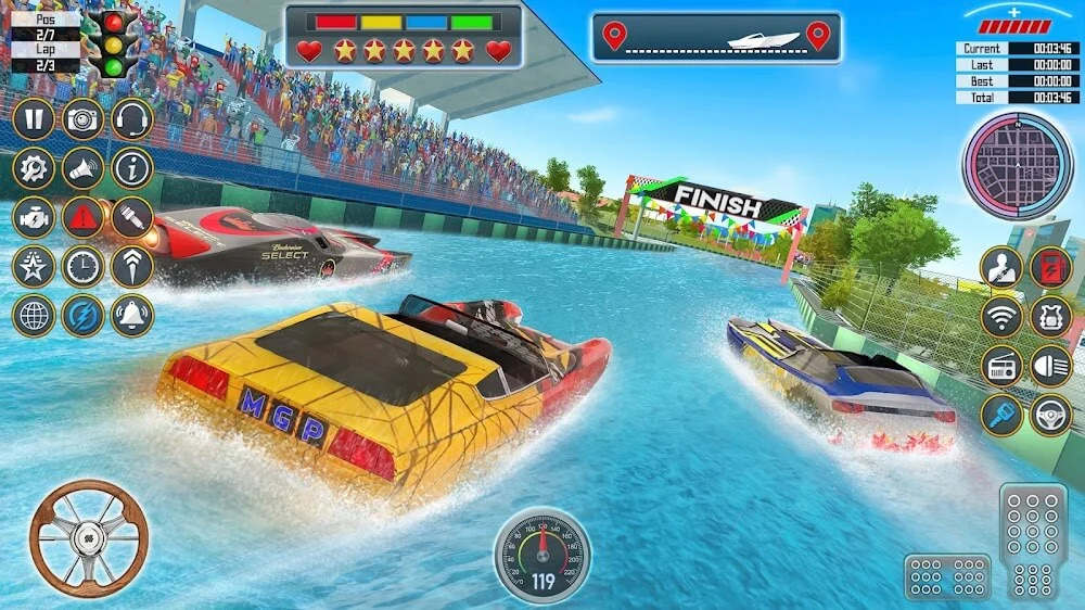 Screenshot Speed Boat Racing 6