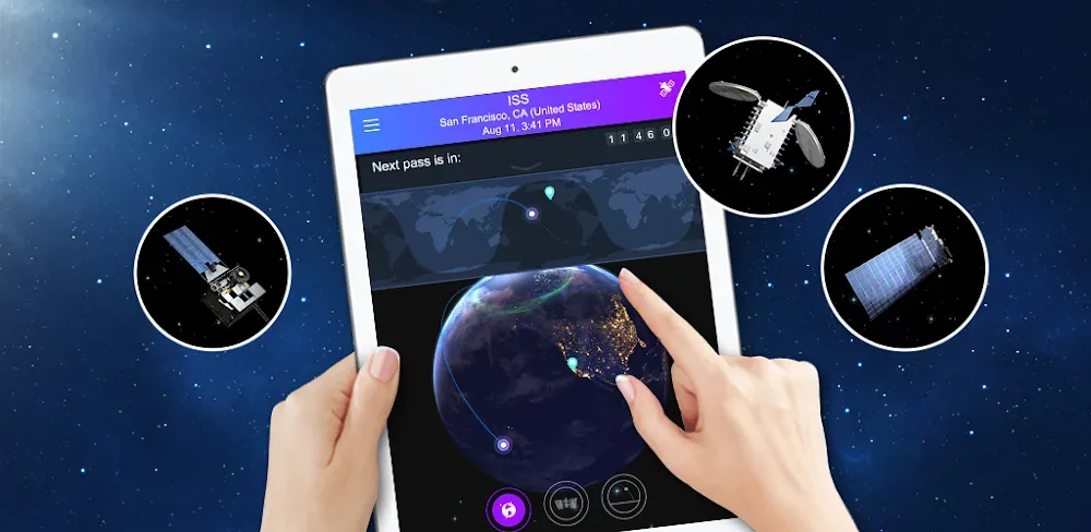 Satellite Tracker by Star Walk preview screenshot 1