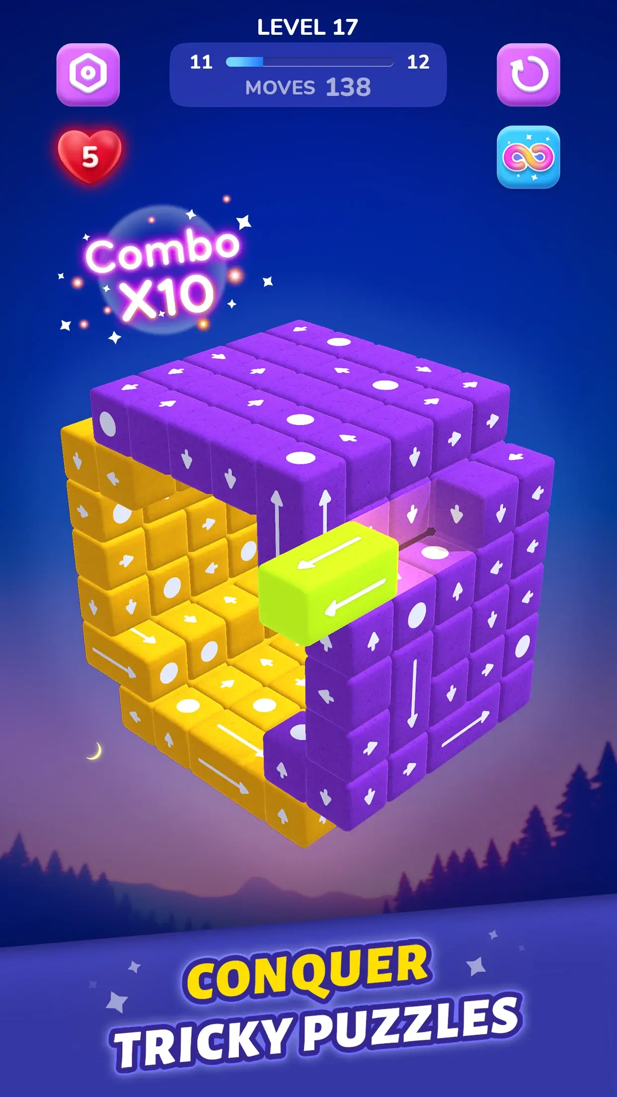 Block Away - Tap Out Puzzle screenshot 1