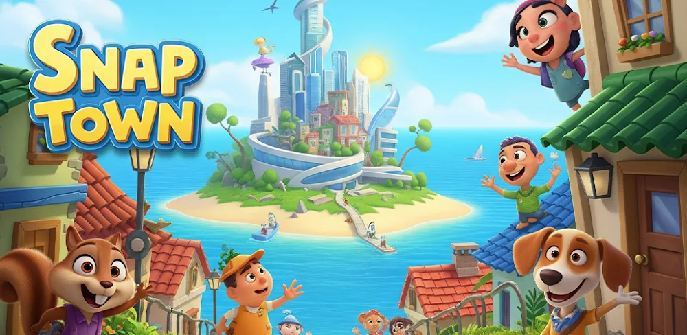 Tangkapan layar Snap Town: Your City 1