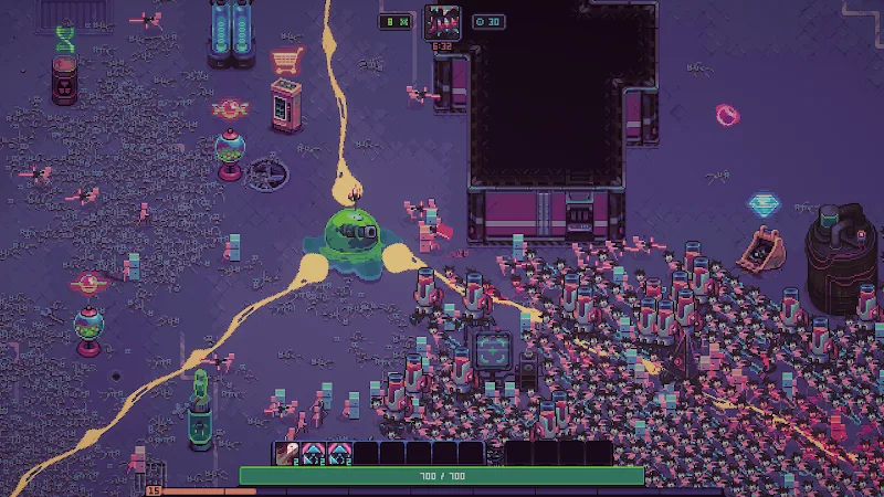 Tangkapan layar dalam game Slime 3K: Rise Against Despot 4