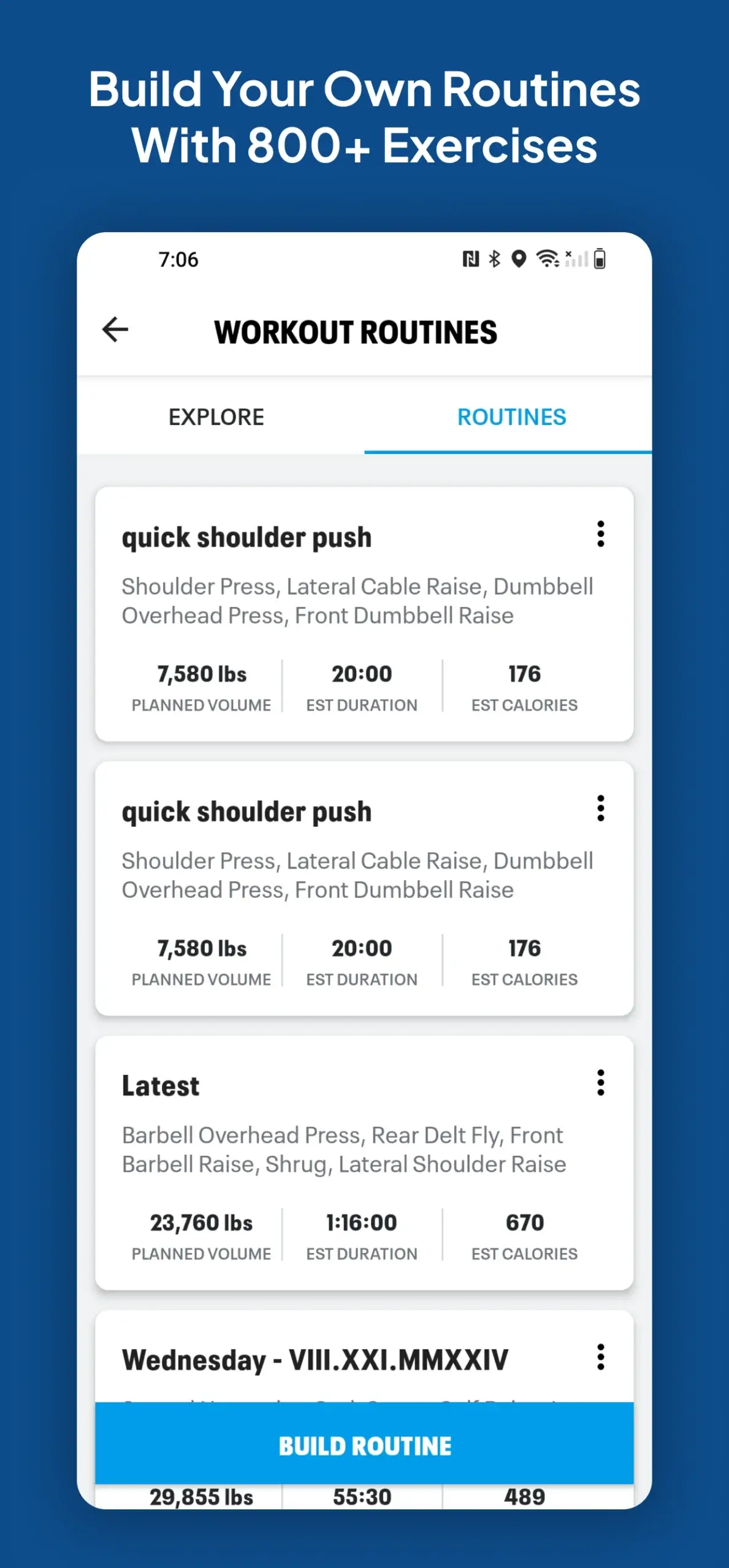 Captura de pantalla de la aplicación Map My Fitness Workout Tracker 1