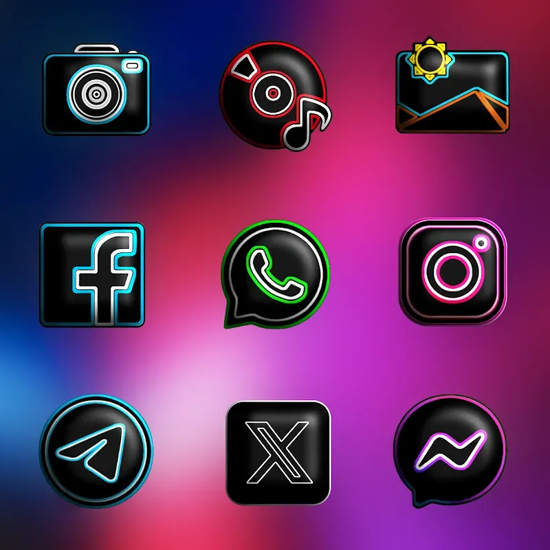 Flixy 3D - Icon Pack preview 4