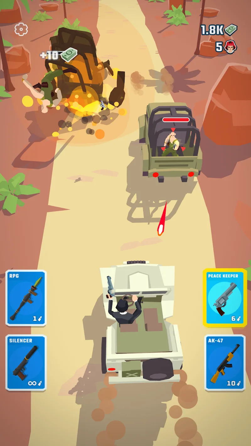Captura de pantalla del juego Agent Action – Spy Shooter 2