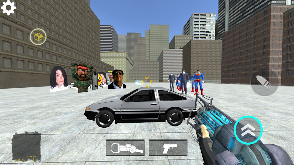 Nextbots In Playground gameplay screenshot 2