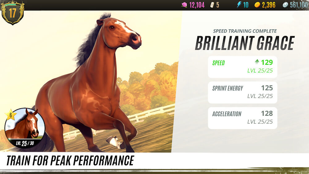 Prévia do jogo 6 de Rival Stars Horse Racing