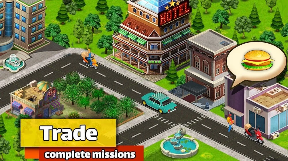 Captura de pantalla 5 de NewCity: Town Building Farming