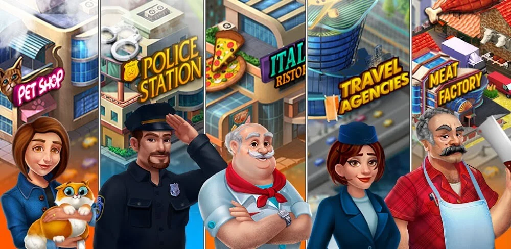 Captura de pantalla 1 de NewCity: Town Building Farming