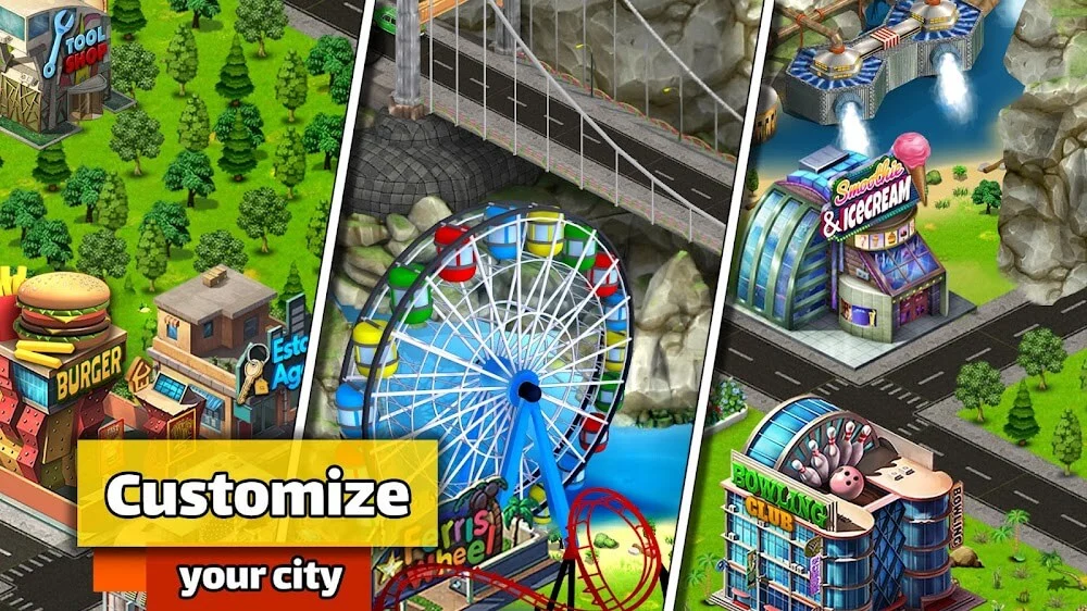 Captura de pantalla 2 de NewCity: Town Building Farming