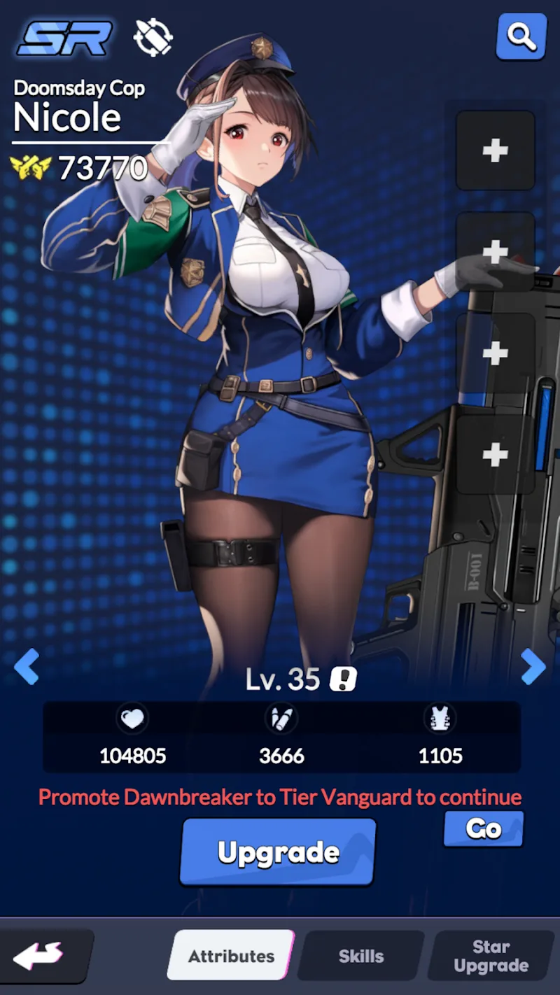 Captura de pantalla del juego Run Goddess 2