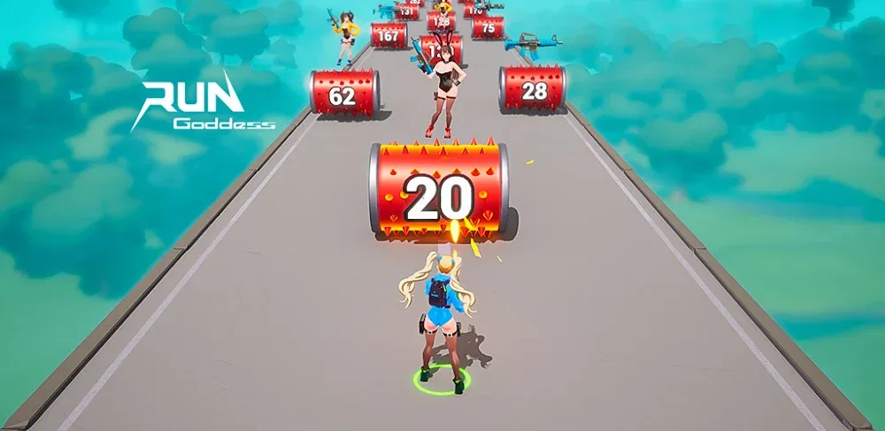Captura de pantalla del juego Run Goddess 1