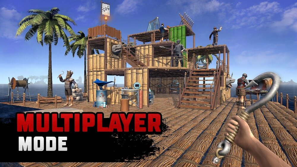 Screenshot do Raft Survival Multiplayer 3