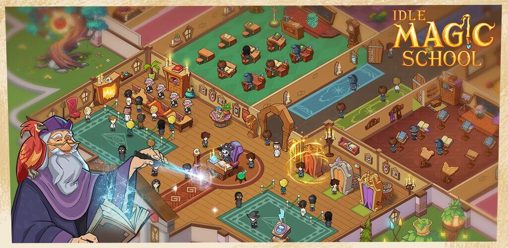 Idle Magic School screenshot 1