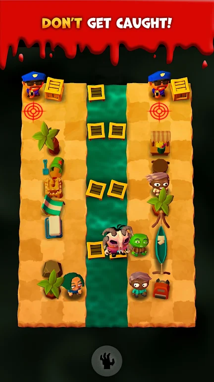 Captura de pantalla de la acción de slasher de Slayaway Camp 2: Netflix & Kill 3