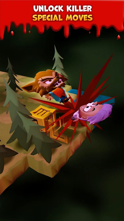 Pantalla de lista de asesinos de Slayaway Camp 2: Netflix & Kill 4
