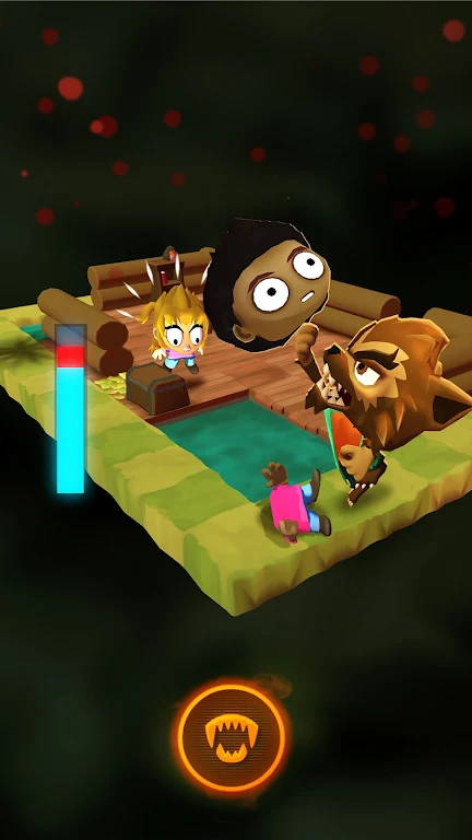 Captura de pantalla cinematográfica de asesinato de Slayaway Camp 2: Netflix & Kill 7