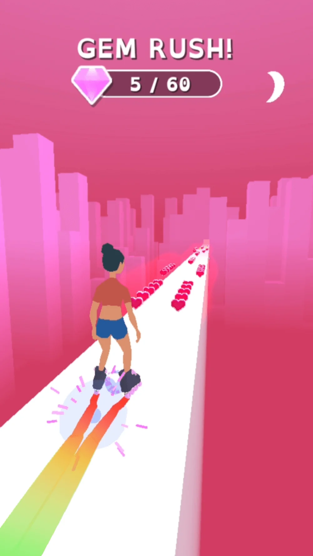 Sky Roller: Rainbow Skating - Screenshot 3