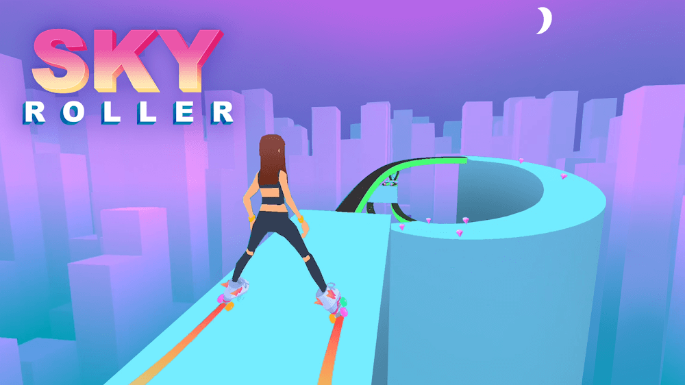 Sky Roller: Rainbow Skating - Screenshot 7
