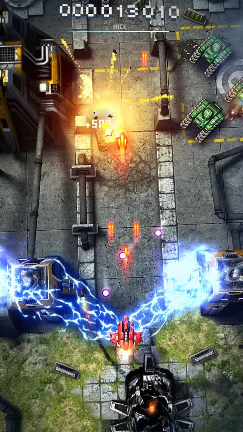 Captura de pantalla del gameplay de Sky Force 3