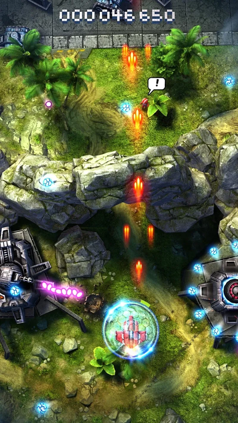 Captura de pantalla del gameplay de Sky Force 5