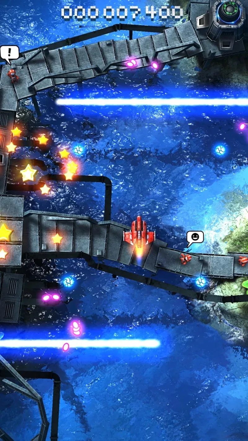 Captura de pantalla del gameplay de Sky Force 4