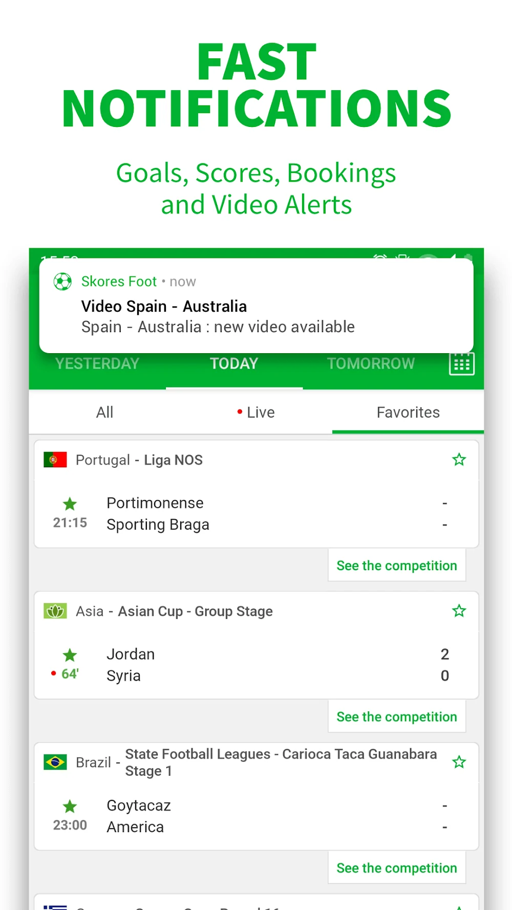 Captura de pantalla 4 de Skores Football