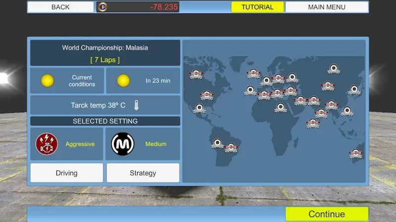 Race Master Manager captura de tela do jogo 6