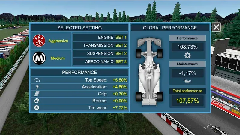 Race Master Manager captura de tela do jogo 4