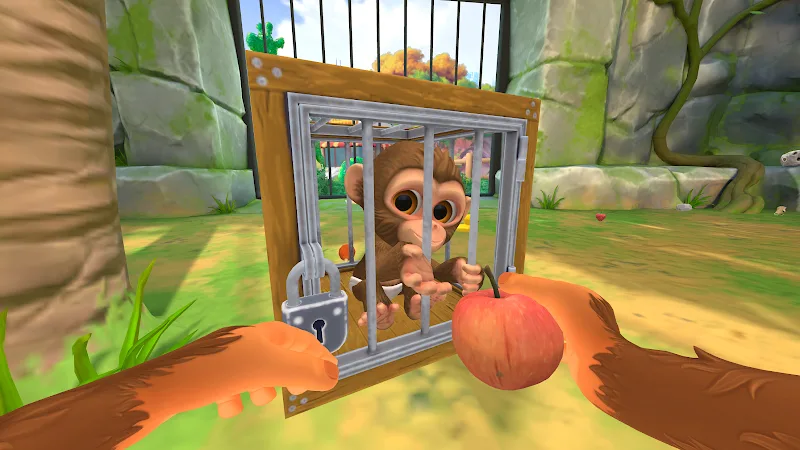 Captura de tela da jogabilidade de I Am Monkey 3