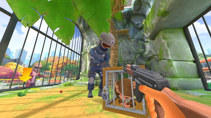 Captura de tela da jogabilidade de I Am Monkey 5