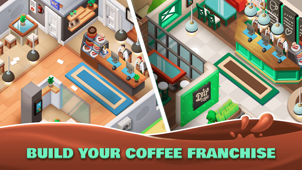 Captura de pantalla de Idle Coffee Shop Tycoon 3